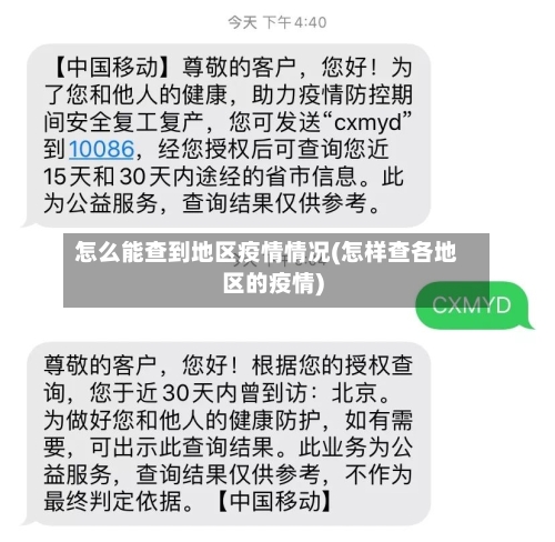 怎么能查到地区疫情情况(怎样查各地区的疫情)-第2张图片