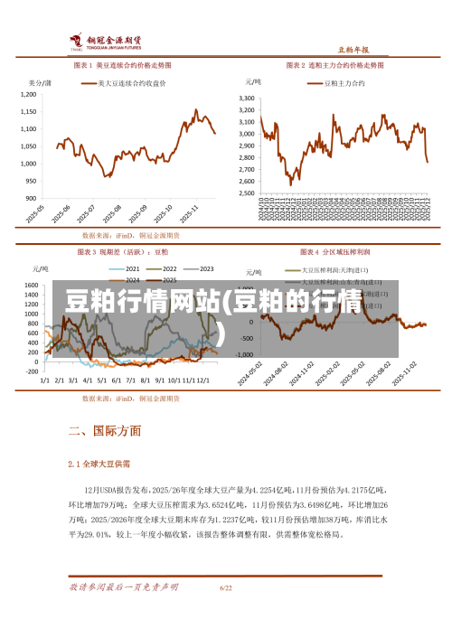 豆粕行情网站(豆粕的行情)-第2张图片