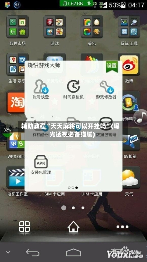 辅助教程“天天麻将可以开挂吗”(曝光透视必备猫腻)