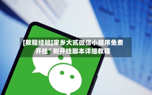 [教程经验]家乡大贰微信小程序免费开挂”附开挂脚本详细教程