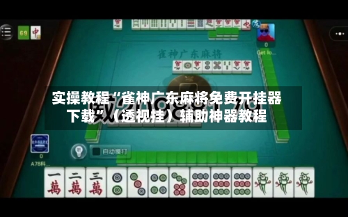 实操教程“雀神广东麻将免费开挂器下载”（透视挂）辅助神器教程-第3张图片