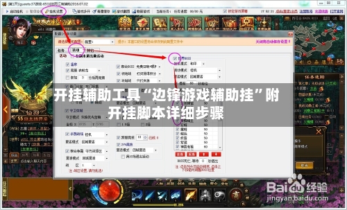 开挂辅助工具“边锋游戏辅助挂”附开挂脚本详细步骤-第3张图片