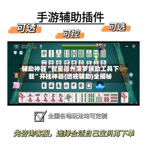 辅助神器“智星德州菠萝辅助工具下载	”开挂神器{透视辅助}全揭秘-第2张图片