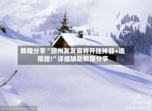 教程分享“邳州友友麻将开挂神器+透视挂!”详细辅助教程分享-第2张图片