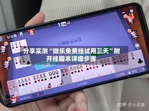 分享实测“微乐免费挂试用三天	”附开挂脚本详细步骤-第2张图片