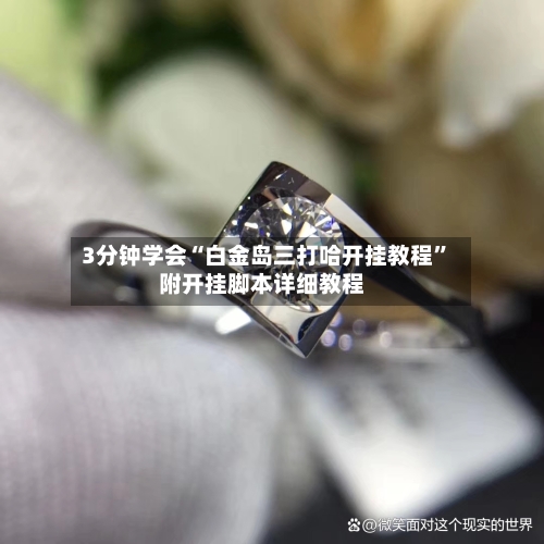 3分钟学会“白金岛三打哈开挂教程”附开挂脚本详细教程