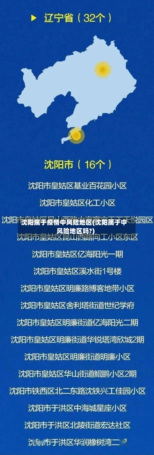 沈阳属于疫情中风险地区(沈阳属于中风险地区吗?)-第2张图片
