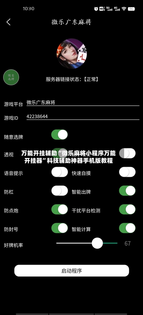 万能开挂辅助“微乐麻将小程序万能开挂器”科技辅助神器手机版教程-第2张图片