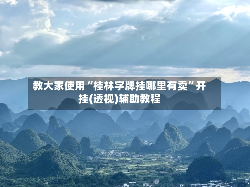 教大家使用“桂林字牌挂哪里有卖	”开挂(透视)辅助教程-第2张图片