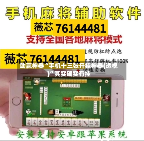 助赢神器“手机十三张开挂神器(透视)”其实确实有挂-第2张图片