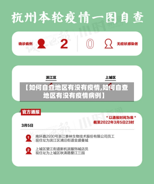 【如何自查地区有没有疫情,如何自查地区有没有疫情病例】-第3张图片
