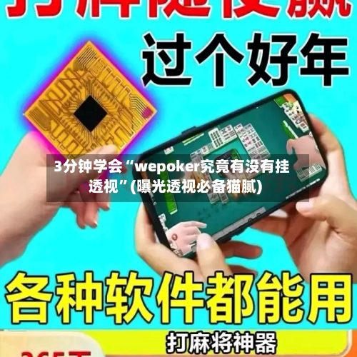 3分钟学会“wepoker究竟有没有挂透视	”(曝光透视必备猫腻)-第3张图片