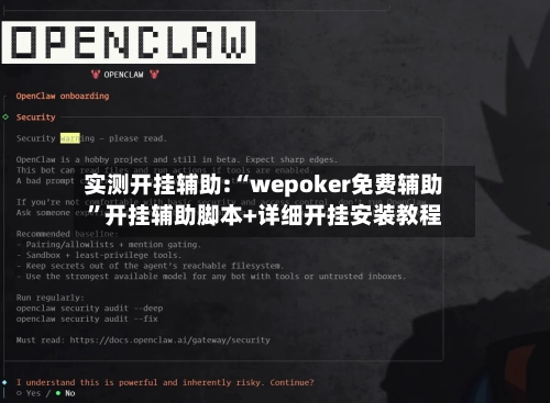 实测开挂辅助:“wepoker免费辅助”开挂辅助脚本+详细开挂安装教程-第2张图片