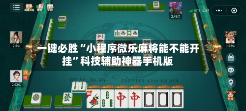 一键必胜“小程序微乐麻将能不能开挂”科技辅助神器手机版