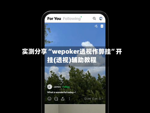 实测分享“wepoker透视作弊挂”开挂(透视)辅助教程