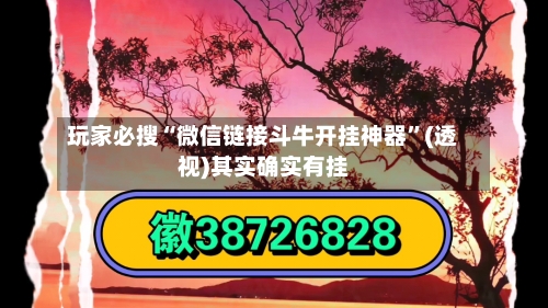 玩家必搜“微信链接斗牛开挂神器”(透视)其实确实有挂