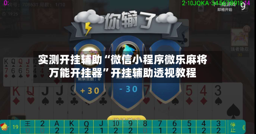 实测开挂辅助“微信小程序微乐麻将万能开挂器”开挂辅助透视教程-第3张图片