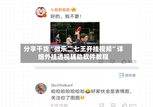 分享干货“微乐二七王开挂视频”详细外挂透视辅助软件教程-第3张图片