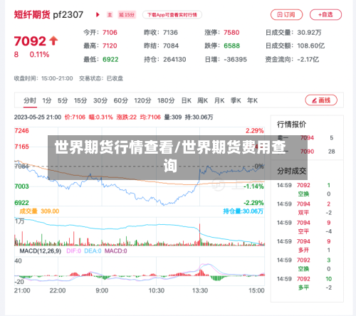 世界期货行情查看/世界期货费用查询