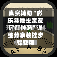 真实辅助“微乐斗地主亲友房有挂吗”详细分享装挂步骤教程-第3张图片