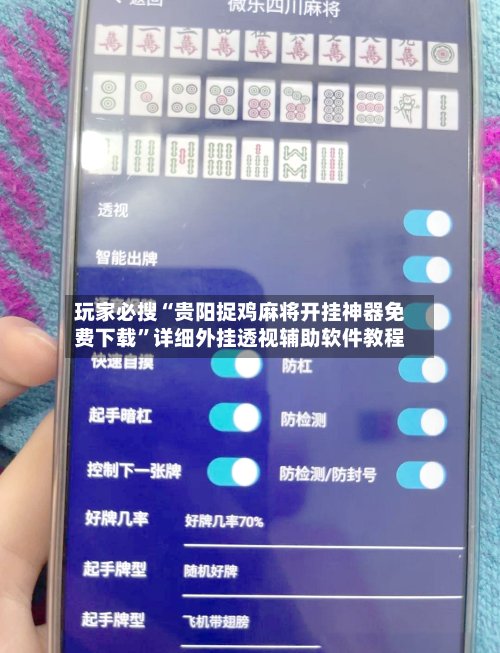 玩家必搜“贵阳捉鸡麻将开挂神器免费下载	”详细外挂透视辅助软件教程-第2张图片