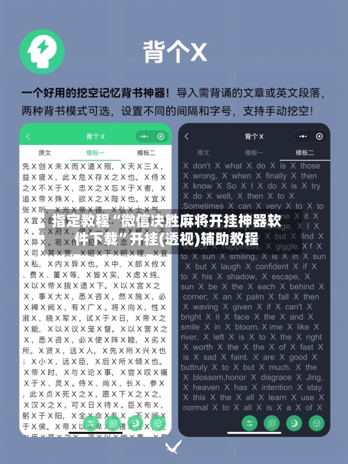 指定教程“微信决胜麻将开挂神器软件下载”开挂(透视)辅助教程-第2张图片