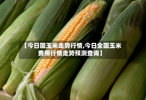 【今日国玉米走势行情,今日全国玉米费用行情走势预测查询】