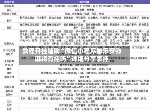 教程开挂辅助“微信小程序微乐安徽麻将有挂吗”详细分享装挂