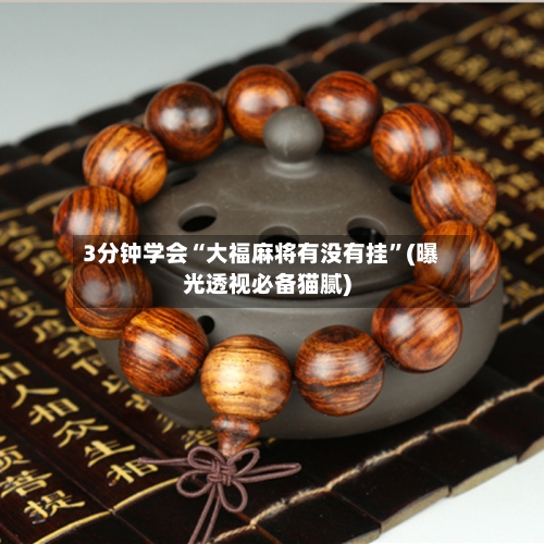 3分钟学会“大福麻将有没有挂”(曝光透视必备猫腻)-第3张图片