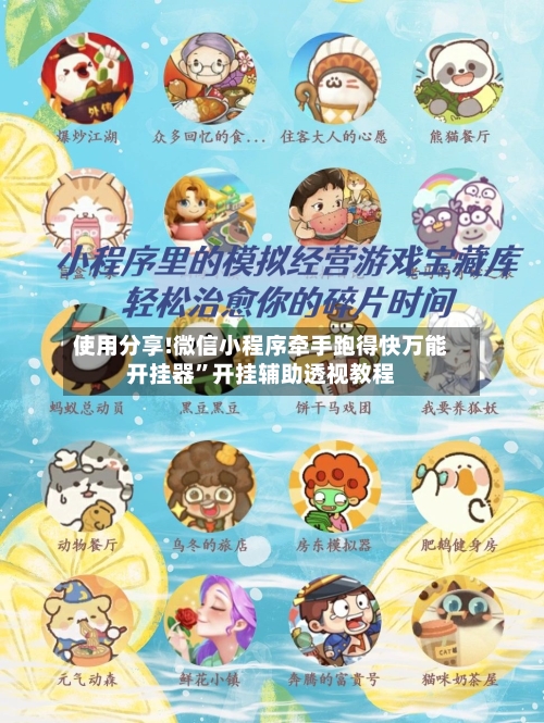 使用分享!微信小程序牵手跑得快万能开挂器	”开挂辅助透视教程-第2张图片