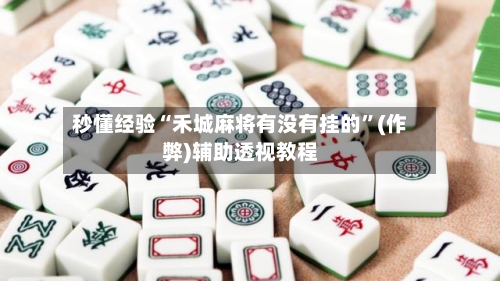 秒懂经验“禾城麻将有没有挂的”(作弊)辅助透视教程