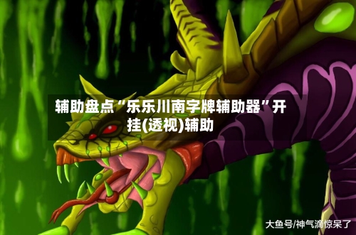 辅助盘点“乐乐川南字牌辅助器	”开挂(透视)辅助-第2张图片