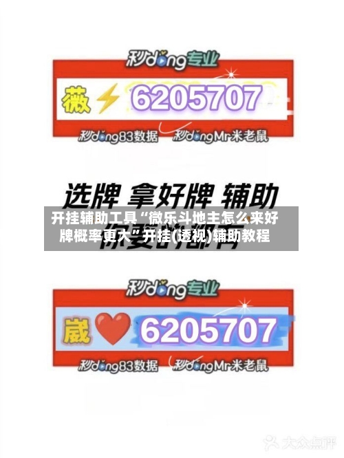 开挂辅助工具“微乐斗地主怎么来好牌概率更大	”开挂(透视)辅助教程-第2张图片