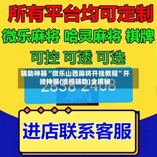 辅助神器“微乐山西麻将开挂教程”开挂神器{透视辅助}全揭秘-第2张图片