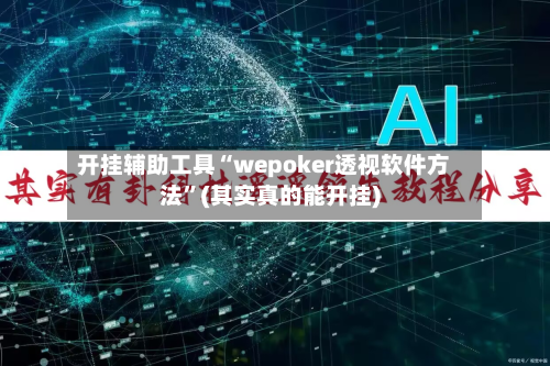开挂辅助工具“wepoker透视软件方法	”(其实真的能开挂)-第2张图片