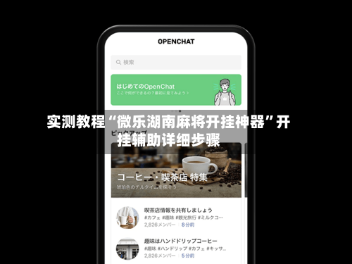 实测教程“微乐湖南麻将开挂神器”开挂辅助详细步骤