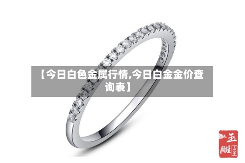 【今日白色金属行情,今日白金金价查询表】