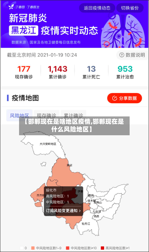 【邯郸现在是啥地区疫情,邯郸现在是什么风险地区】
