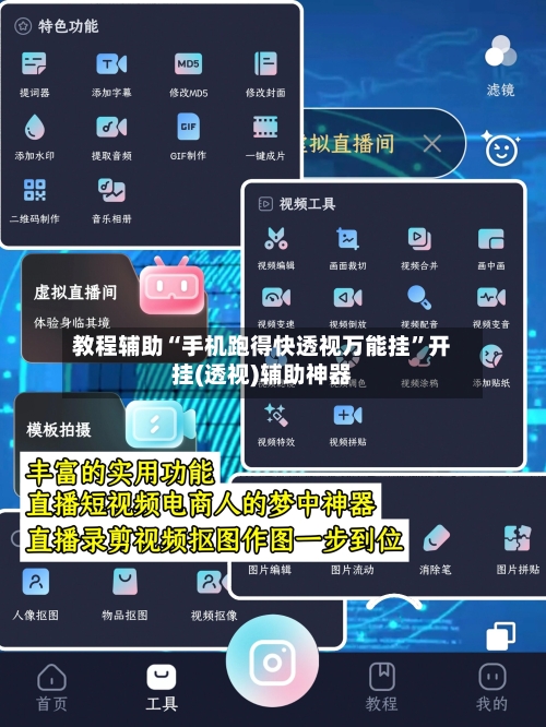 教程辅助“手机跑得快透视万能挂”开挂(透视)辅助神器-第3张图片