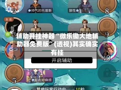 辅助开挂神器“微乐锄大地辅助器免费版”(透视)其实确实有挂-第2张图片