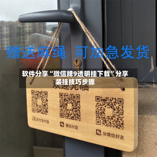 软件分享“微信牌9透明挂下载”分享装挂技巧步骤