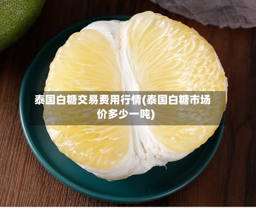 泰国白糖交易费用行情(泰国白糖市场价多少一吨)-第2张图片