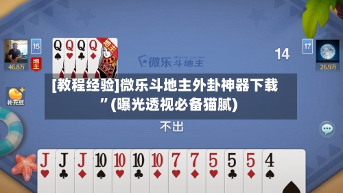 [教程经验]微乐斗地主外卦神器下载”(曝光透视必备猫腻)-第2张图片