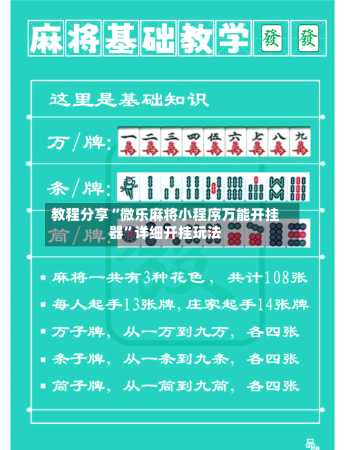 教程分享“微乐麻将小程序万能开挂器”详细开挂玩法-第2张图片