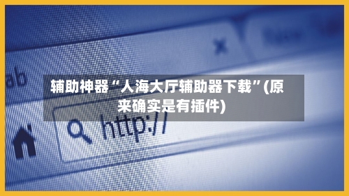 辅助神器“人海大厅辅助器下载	”(原来确实是有插件)-第2张图片