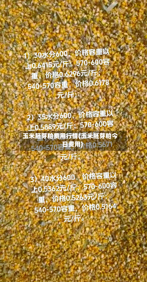 玉米胚芽粕费用行情(玉米胚芽粕今日费用)-第3张图片