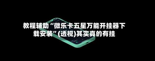 教程辅助“微乐卡五星万能开挂器下载安装”(透视)其实真的有挂-第2张图片