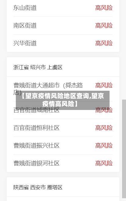 【望京疫情风险地区查询,望京疫情高风险】-第3张图片