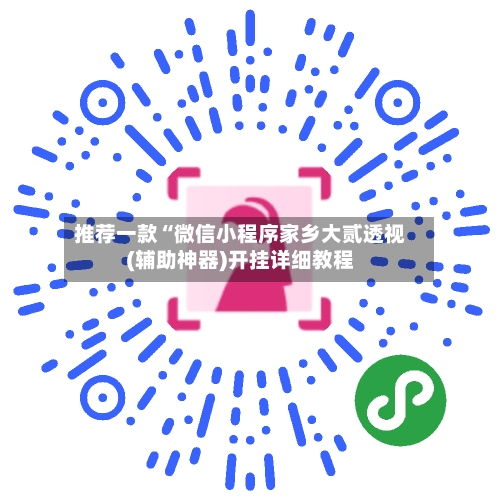 推荐一款“微信小程序家乡大贰透视(辅助神器)开挂详细教程