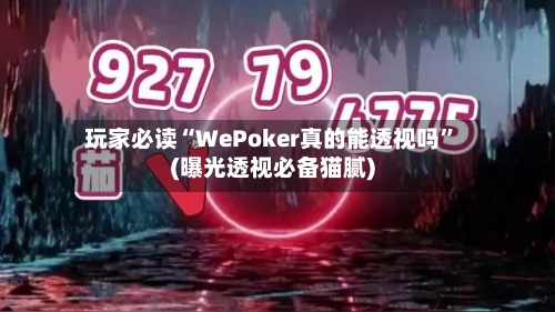玩家必读“WePoker真的能透视吗”(曝光透视必备猫腻)